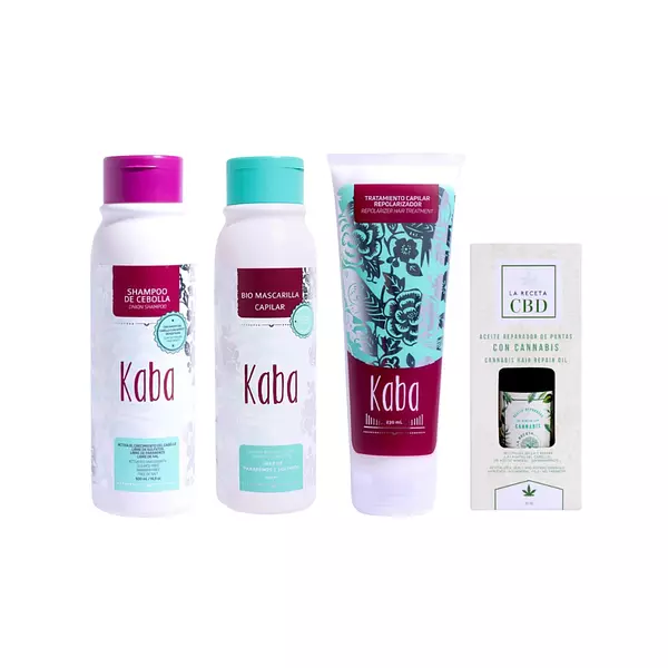 Kaba Kit Crecimiento Y Reparación + Aceite De Puntas Cbd