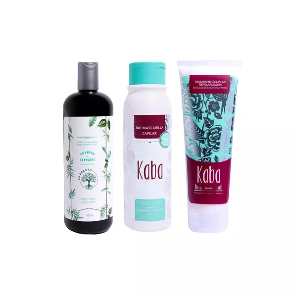 Kaba Kit Capilar + Shampoo Para Cabello Graso