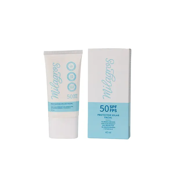 Protector Solar Facial Sin Color Milagros