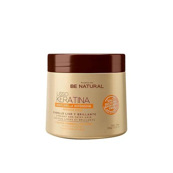 Mascarilla Lisso Keratina 350g Be Natural