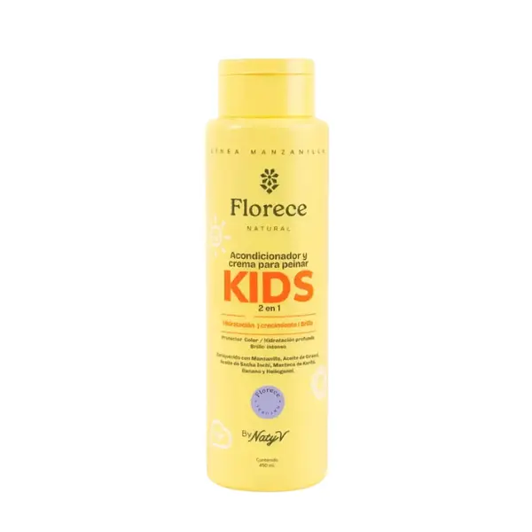 Acondicionador Y Crema De Peinar 450ml Florece Natural