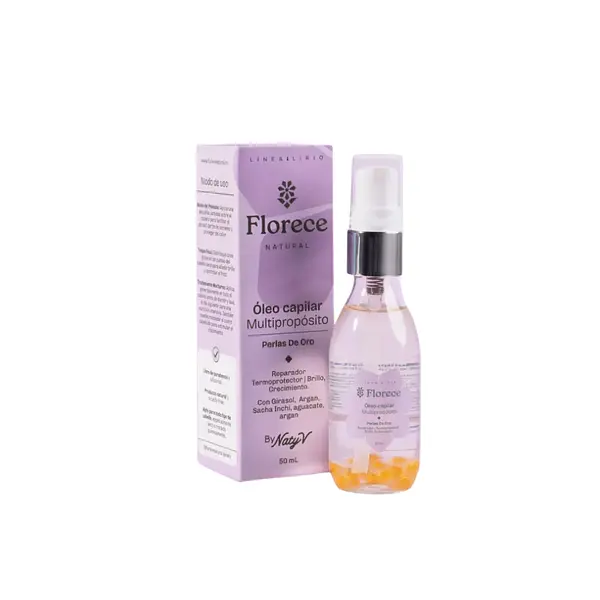 Óleo Capilar Perlas De Oro 50ml Florece Natural