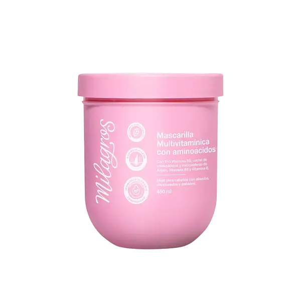 Mascarilla Multivitaminica Con Aminoácidos Milagros