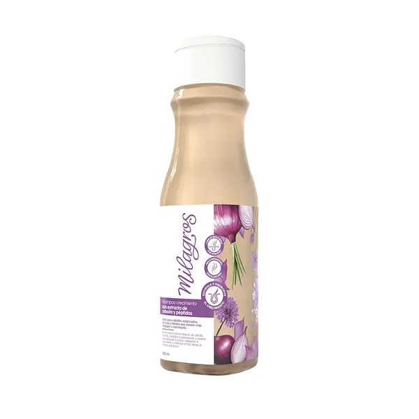 Shampoo Crecimiento Con Extracto De Cebolla Milagros