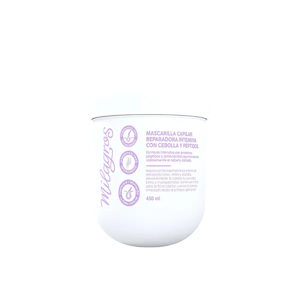 Mascarilla Capilar Reparadora Intensiva Con Cebolla Milagros
