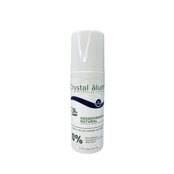 Desodorante Hombre Sudoración Alta Roll On Crystal Alum
