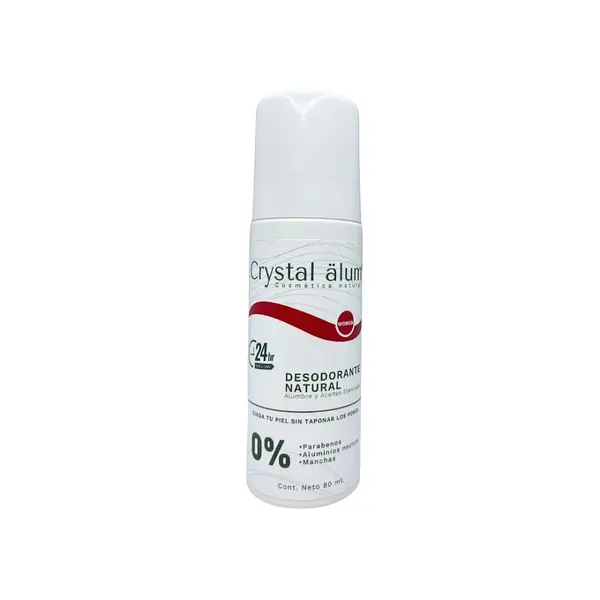 Desodorante Mujer Sudoración Normal Roll On Crystal Alum